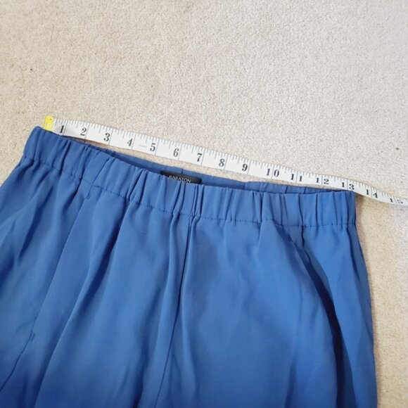 Aritzia Babaton Dexter Japanese Fabric Dress Pants Slacks Marine Blue S - Picture 9 of 10